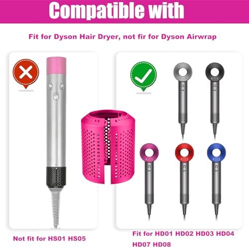 Dustproof Outer Filter Cover Replacement for Dyson Supersonic HD15 HD01 HD03 HD08 Hair Dryer Attachment - Image 2
