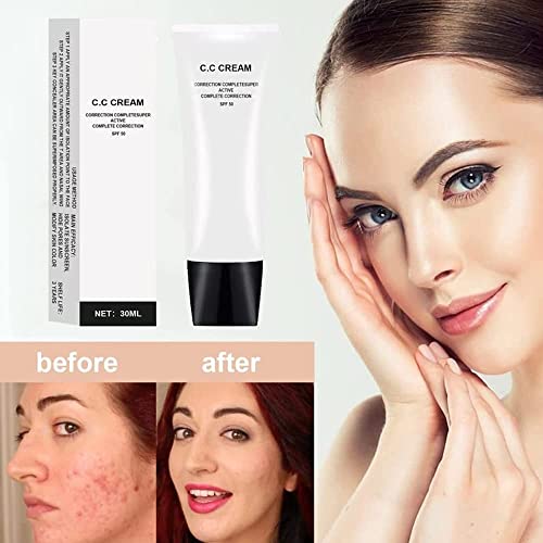 2Pcs Anti-Aging CC Cream for Mature Skin, SPF 50, Color Correcting, Moisturizing, 2 x 30ml - Image 5