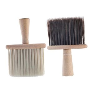 Neck Cleaning Duster Soft Hair Brush Hair Brush Cleaning Tool Hair Styling Brush Sepia Neck Duster Brush Broken Hair Cleaning Face Cleaning Tools