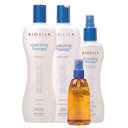 BioSilk Hydrating Therapy Pure Moisture Leave-In Conditioner Spray | 7 Ounces & Marc Anthony Leave-In Conditioner Spray & Detangler - Image 3