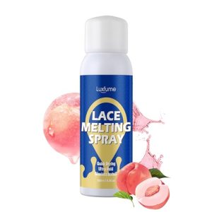 Lace Melting Spray And Holding Spray 130ml - Melting Spray For Lace Wigs Invisible No Residue Fast Drying Bonding Extreme Hold Lace Filter Melting Spray 4.4 oz
