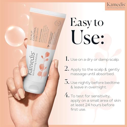 KAMEDIS 4 oz Botanical Scalp Lotion for Natural Dandruff Relief Treatment - Image 4