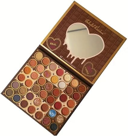 42 Shade Chocolate Eyeshadow Palette with Blush and Highlighter All-in-One Disc High Pigment - Image 3