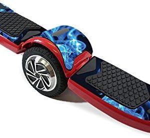 LTXtreme Free-Style Hoverboard Blue Flames Protective Vinyl Skin Easy Apply Remove