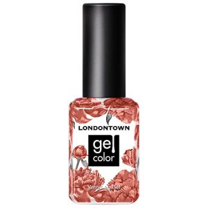 LONDONTOWN Gel Nail Polish - Cactus Coral, UV/LED Color, Vegan, Cruelty-Free Nail Lacquer, Dusty Pink, 12mL
