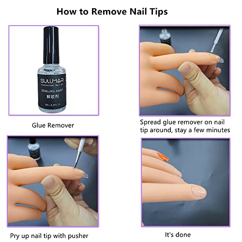 Practice Hand for Acrylic Nails, Professional Nail Practice Hand Fake Hand for Nail Practice Mannequin Hands for Nails Practice Nail Training Practice Hand for Acrylic Nail Kit(with Clamp Holder) - Image 9