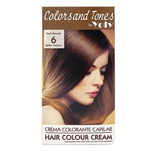 Permanent Hair Color Cream 6 Dark Blonde 4 oz Natural Shades Easy Application