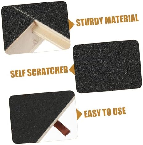 Dog Scratcher Dog Nail Scraper Toy Scrapper Pet Supplies Nail Filing Board for Dogs Nail Trimming Scratcher Dog Nail Grinder Board Scratch Pad for Dogs Nail Polish Wooden Pull-Out - Image 4