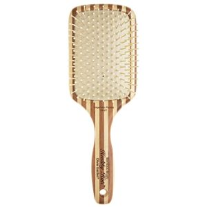 Olivia Garden Healthy Hair Eco-Friendly Bamboo Ionic Paddle Hair Brush