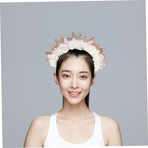 flash clothing accessories continuous spray bottle headband European and American Accessories headbands for women head band Princess glitter crowns wedding - Image 2