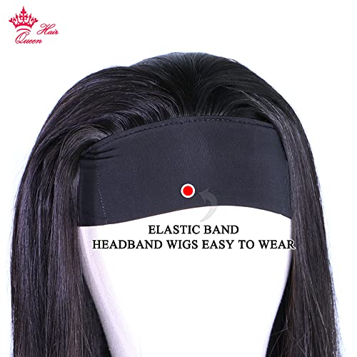 16 Inch 100% Virgin Brazilian Human Hair Straight Glueless Headband Wig for Women - Image 4