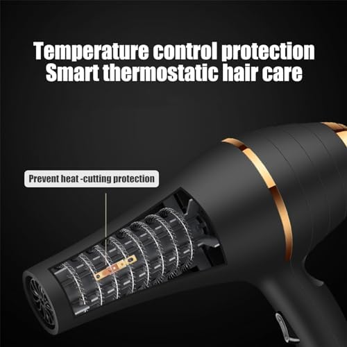 Fast Drying 𝐁𝐥𝐨𝐰𝐃𝐫𝐲𝐞𝐫 - Lightweight Electric 𝐇𝐚𝐢𝐫𝐝𝐫𝐲𝐞𝐫 - 𝐇𝐚𝐢𝐫𝐃𝐫𝐲𝐞𝐫 with Attachments - Constant Temperature Protection - Portable 𝐇𝐚𝐢𝐫𝐝𝐫𝐲𝐞𝐫 for - Image 7