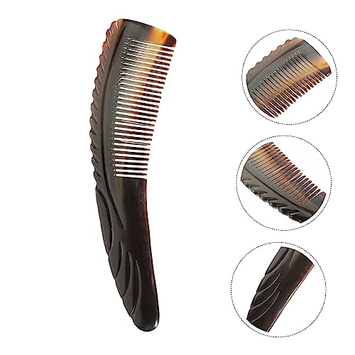 Handmade Buffalo Horn Anti-static Travel Comb for Hair and Scalp Massage - Image 7