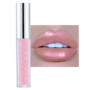 Shimmering 24 Hour Waterproof Metallic Liquid Lipstick for Women, Diamond Glossy Finish