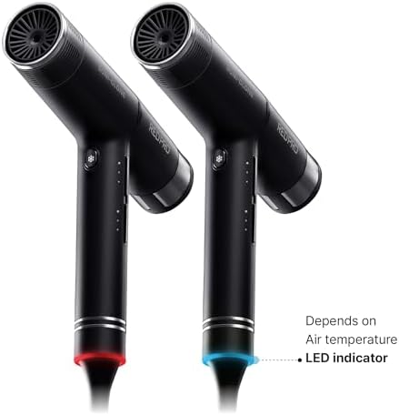 RED Pro Hair Dryer Soni-Clone 110,000 RPM High Speed BLDC Motor Dryer, Strong Air Flow for Fast Drying, Lightweight with Luxury Home & Travel Pouch, Magnetic Nozzle Hair Pik, Diffuser & Concentrator - Image 5