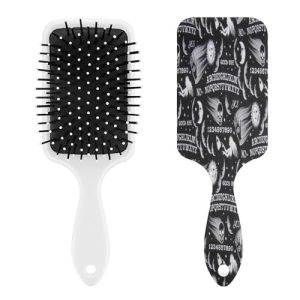 Gothic Witch Hairbrush for Women Girls, Stylish Design, All Hair Types