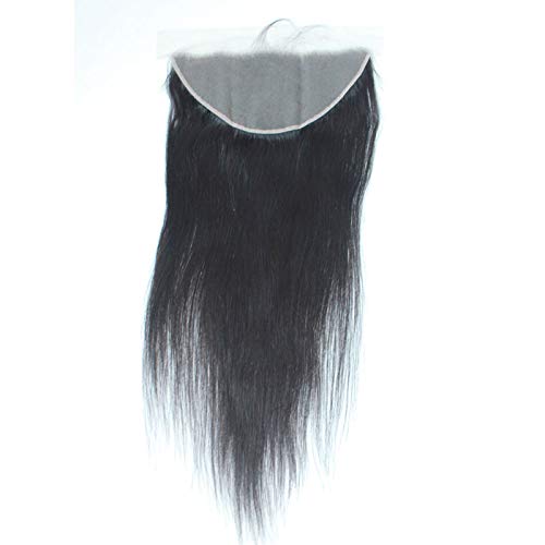 13X6 100 Real Soft Brazilian Hair Pre Plucked Full Lace Frontals Straight Human Hair Pieces 18 Inch Ear To Ear Transparent Lace Frontal Closure With Natural Hairline - Image 5