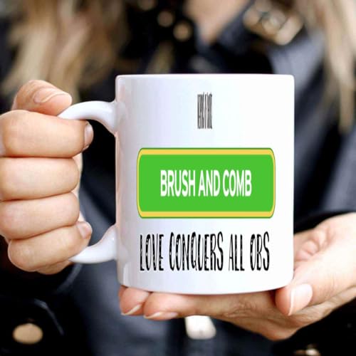 Funny Hairdresser Gift My Weapons of Choice 11 Oz White Ceramic Coffee Mug - Image 2