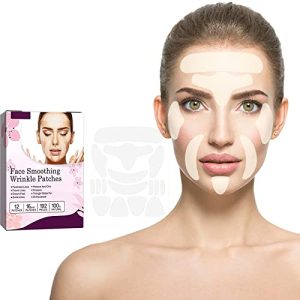 Forehead Wrinkle Patches-192 Pcs Face Wrinkle Patches Reusable Face Tape for Wrinkles Anti Wrinkle Patches to Reduce Fine Wrinkles, Frown and Smile Lines, Forehead Wrinkles Facial Wrinkle Patches