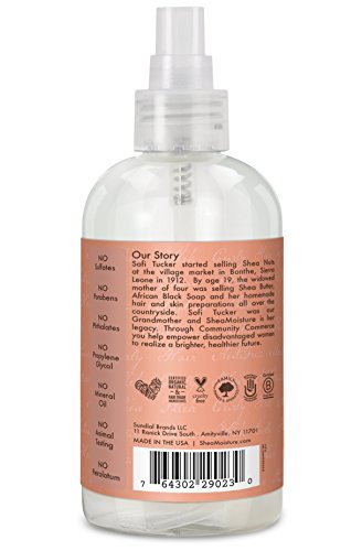 SheaMoisture Coconut Hibiscus Hold & Shine Moisture Mist 8 Ounce | Shea Moisture Coconut Hibiscus Curl & Style Milk 8 Ounce - Image 4
