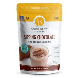 Good Dees Chocolate Keto Drink Mix Low Carb Hot Cocoa Vegan Gluten-Free 1.5g Net Carbs