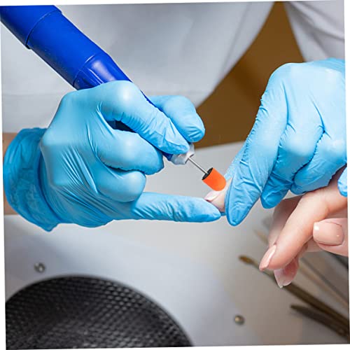 3 Sets Nail Color Sand Cap Nail Drill Accessory Electric Nail Drill Caps Nail Grinding Head Professional Manicure Kit Nail Tools Duster Inner Ring Plastic Glitch Pedicure - Image 3