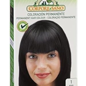 Ammonia-Free Permanent Hair Color Dye 1 oz Black for Lasting Results