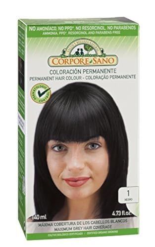 Ammonia-Free Permanent Hair Color Dye 1 oz Black for Lasting Results
