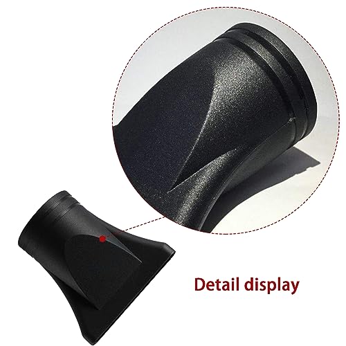 2PCS Black Nylon Hair Dryer Diffuser Nozzle,Replacement Narrow Concentrator,Replacement Blow Flat Drying Nozzle,Blow Attachment Suitable For Salon and Home Use,Not Universal Special for Diameter 4.5cm - Image 3