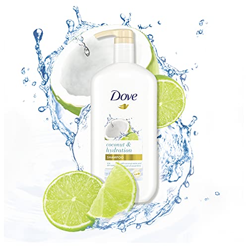 Dove Ultra Care Shampoo Coconut & Hydration, Pack of 4, For Dry Hair Shampoo with Oil Blend of Coconut, Jojoba & Sweet Almond 31 oz - Image 6
