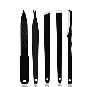 Pedicure Nail Knife Toe Pedicure Knife Tools Ingrown Toenail Correction Tool Set Men Women Nail Clippers Stainless Steel Kit Portable Travel Grooming Kit Cuticle And Nail Care. 5-Piece