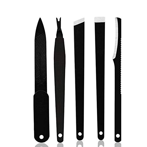 Pedicure Nail Knife Toe Pedicure Knife Tools Ingrown Toenail Correction Tool Set Men Women Nail Clippers Stainless Steel Kit Portable Travel Grooming Kit Cuticle And Nail Care. 5-Piece