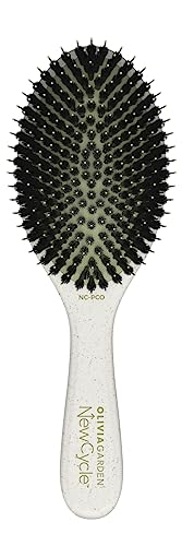 Olivia Garden NewCycle 10-inch Professional Hair Brush for All Hair Types 100% Recycled