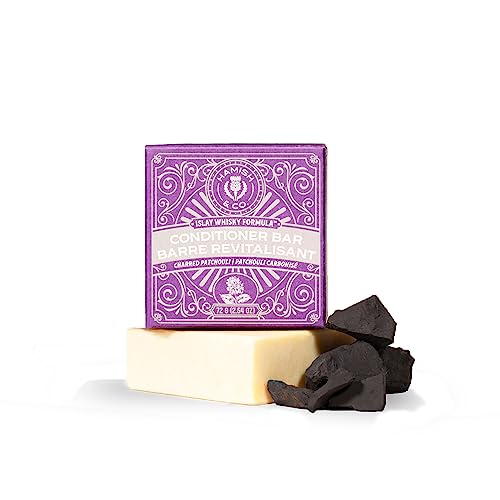 Hamish & Co. Conditioner Bar, Charred Patchouli, Conditioner Bar for Men, Handcrafted with Scottish Islay and Whiskey Infused, Natural Ingredients, Sulfate/Paraben/Cruelty/Plastic-free, pH balanced - Image 2