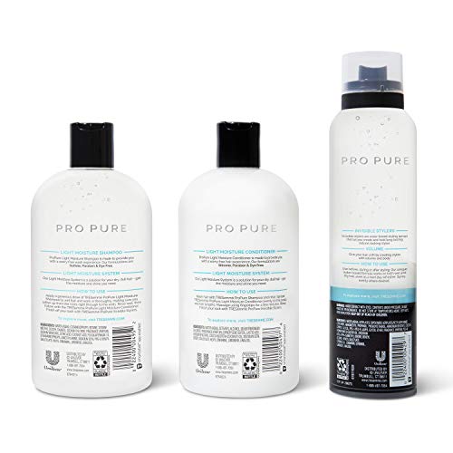 TRESemmé Pro Pure Sulfate Free Dry Hair Shampoo Conditioner Styler 3 Piece Set - Image 2