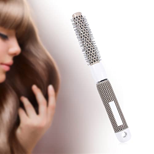 Ceramic Iron Round Styling Comb with Nylon Teeth, 19mm Diameter, Professional Salon Quality - Image 3