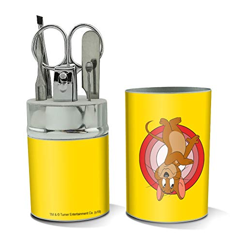 Tom and Jerry Jerry Stainless Steel 8-Piece Adult Grooming Travel Kit - Image 2