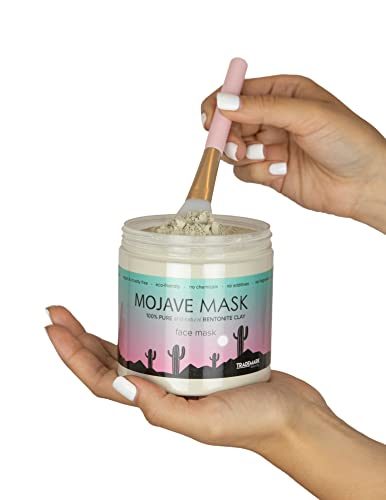 Babe Waves Trademark Beauty Mojave Mask With Facial Set - Bentonite Clay Face Mask, Organic Detox, Natural Pore Cleanse, Accessories Included - 16 Oz - Image 2