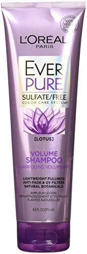 L'Oreal Ever Pure Volume Shampoo Lotus Infused 8.5 Fl Oz Pack of 2