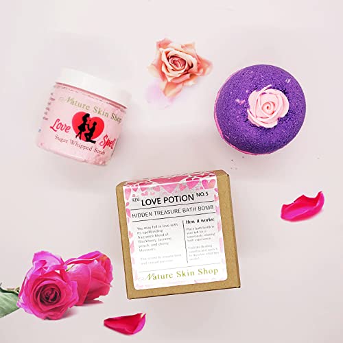 Love Spell Whipped Sugar Scrub Soap 5 oz, Balance and Relaxation - Image 9