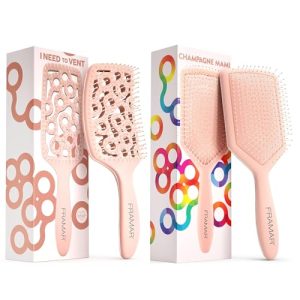 Professional Vented Hair Brush - Detangler Brush, Paddle Brush