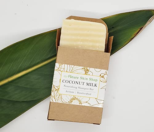 Coconut Milk Shampoo Solid Bar, Cold Process All Natural, No Paraben - Image 2