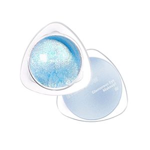 Cream Eyeshadow, Longwear Blendable Matte or Shimmer Eye Makeup Color Shifting Creamy Eye Shadows Eye Makeup with Highly Pigmented, Chameleon Jelly Gel Powder Cream Glitter Eyeshadow,Ice Blue