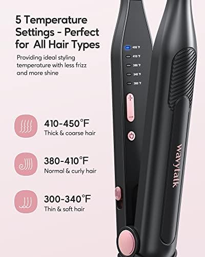 Wavytalk 1875 Watt Ionic Hair Dryer and 3/10 Inch Flat Iron Set with Diffuser - Image 8