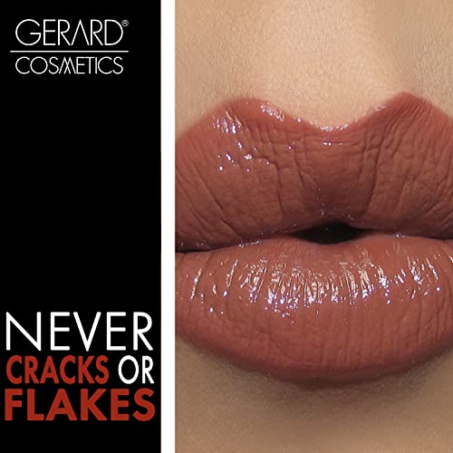 Gerard Cosmetics Color Your Smile Lip Gloss Cocoa Bean | Super Pigmented Brown Lip Gloss with LED Light and Mirror | Shiny Finish | Hydrating Brown Lipstick | Cruelty Free and Made in USA - Image 8