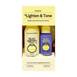 Sun Bum Blonde Hair Lighten and Tone Travel Kit Vegan Cruelty Free