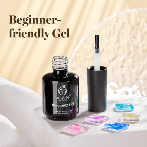 Beetles 20 Pcs Gel Nail Polish Kit-Fall Winter Red Gel Polish Set Gray Green Soak Off Uv Nail Lamp with Beetles Nail Blooming Gel 15ml Clear Uv Led Soak off Nail Gel Diy Nail Art Design Manicure - Image 6