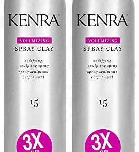 Kenra Volumizing Spray Clay 15, 8 oz Medium Hold for All Hair Types