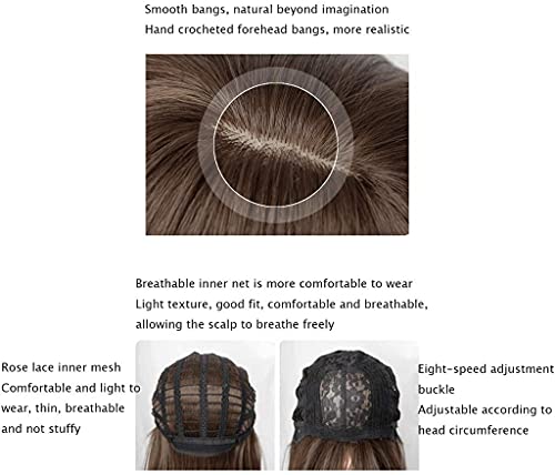 Hair Wigs Short Hair For Bobo Head Wig Korean Girl Short Straight Wig Can Full Headgear Wig Set Sweet And Cute Fashion Face Repair Human Hair Wig - Image 3