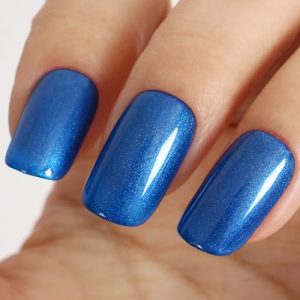 Deep Blue Pearl Gel Nail Polish - 0.51 fl oz Pearly Blue Shimmer Gel Polish for DIY Nail Art At Home,Manicure Gift for Women Girls - GP0027